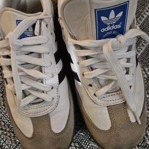 Adidas White and gray Sneakers Made In Germany SAMBA
